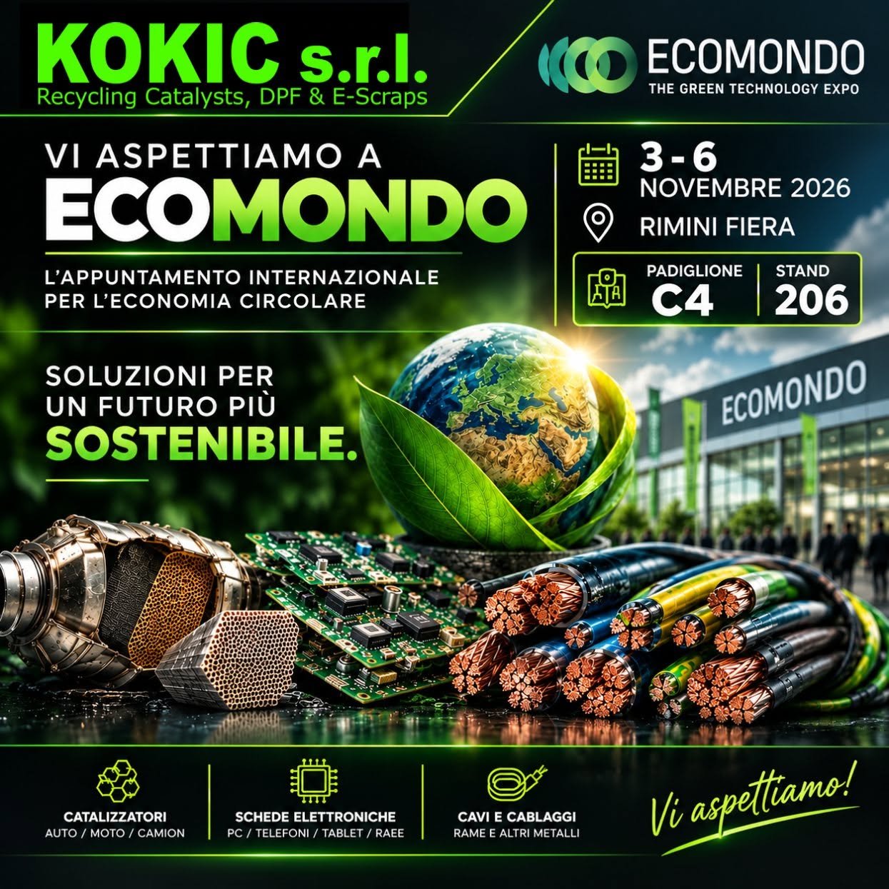 🌱 KOKIC torna a ECOMONDO.